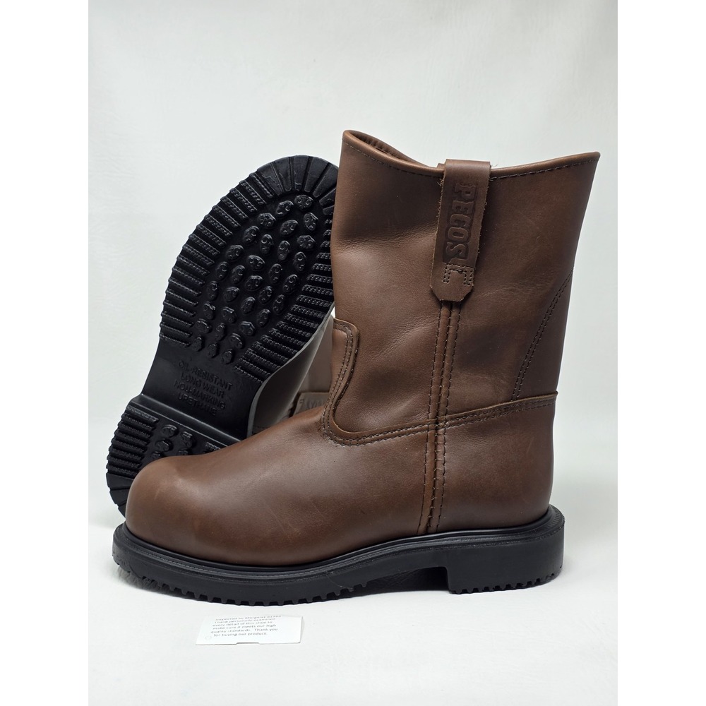 RED WING 8241 Pecos Pull On Steel Toe Work Boots EH SR PR Size 7 EE Made in USA